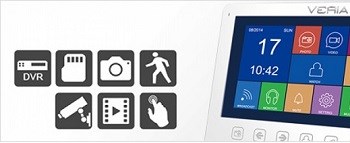 Veria SET Videotelefon VERIA S-7043B-229 monitorovací kamera